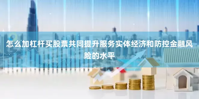 怎么加杠杆买股票共同提升服务实体经济和防控金融风险的水平